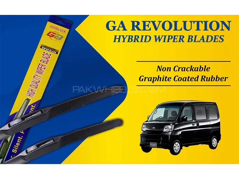 Daihatsu Hijet 2004-2023 GA Revolution Hybrid Wiper Blades | Non Cracking Graphite Coated Rubber Image-1