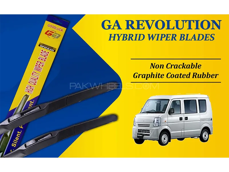 Suzuki Every 2005-2023 GA Revolution Hybrid Wiper Blades | Non Cracking Graphite Coated Rubber