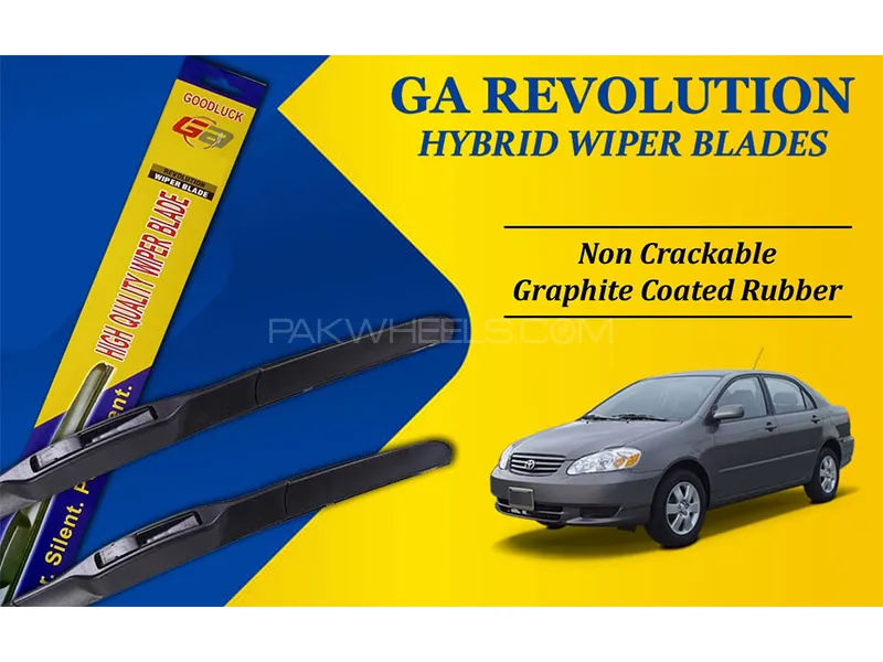 Toyota Corolla 2002 - 2008 GA Revolution Hybrid Wiper Blades | Non Cracking Graphite Coated Rubber
