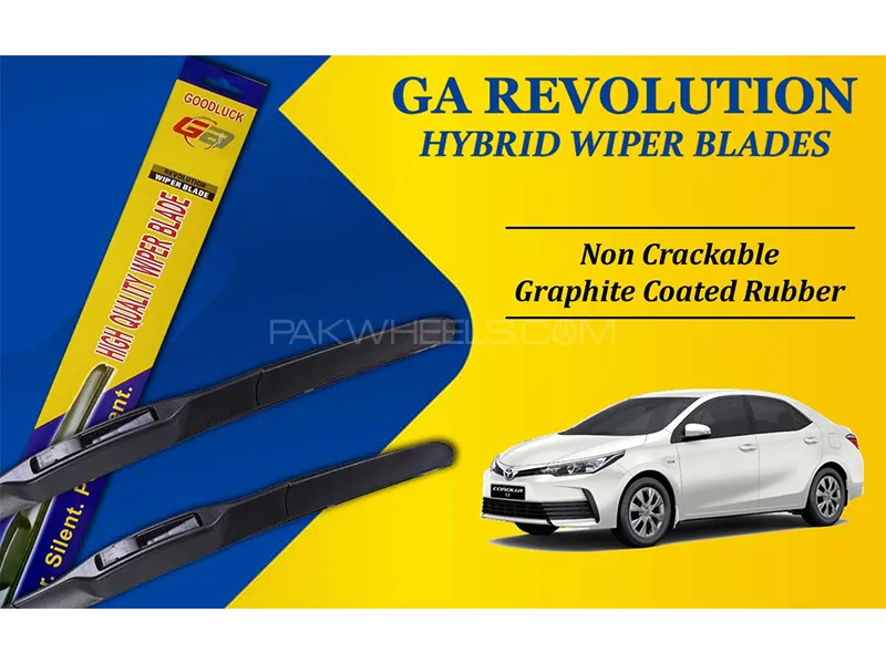 Toyota Corolla 2014 - 2023 GA Revolution Hybrid Wiper Blades | Non Cracking Graphite Coated Rubber Image-1