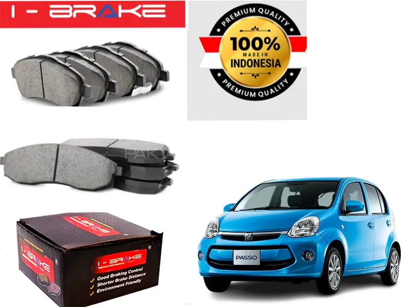 Toyota Passo 2014-2020 I-Brake Front Brake Pad Made In Indonesia | Premium Braking Image-1