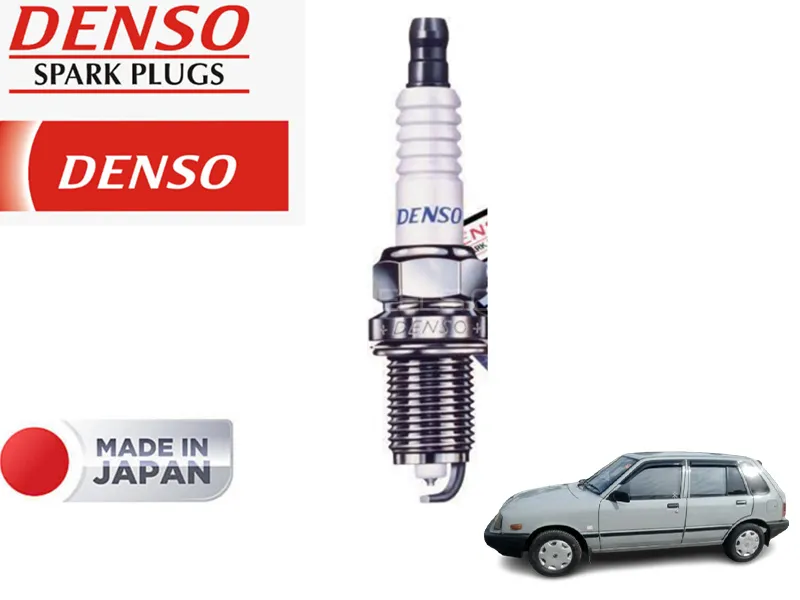 Suzuki Khyber 1989-1999Spark Plug Platinum Tip Denso - Made In Japan - For Better Fuel Economy -3pcs Image-1
