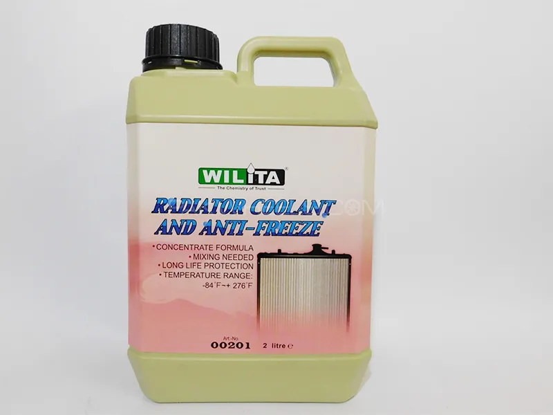 Wilita Radiator Coolant & Anti-Freeze 100% Concentrated Red - 2 L Image-1
