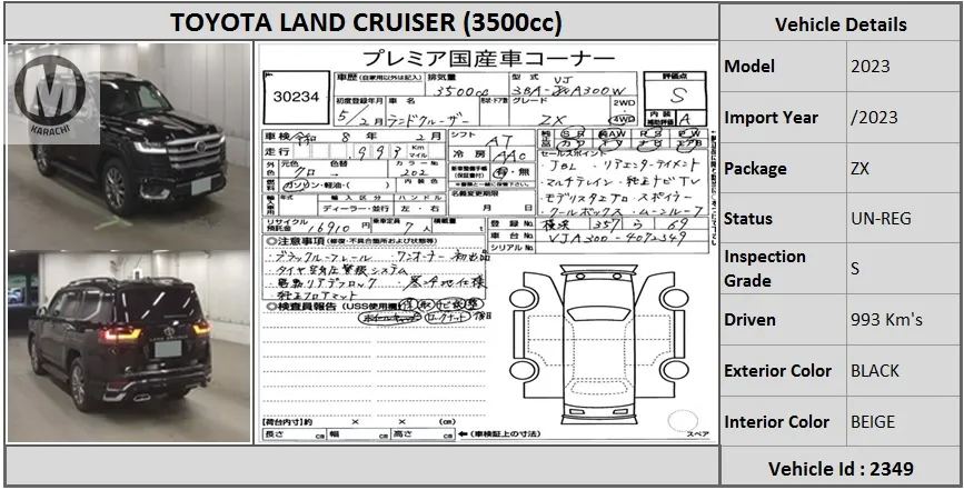 Toyota Land Cruiser 2023 for Sale in Karachi Image-1