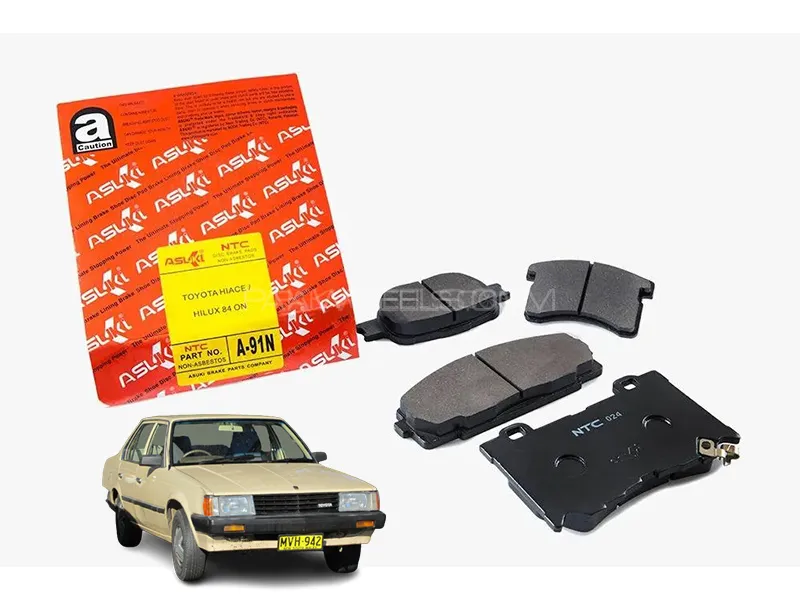 Toyota Corona 1984-1985 Asuki Red Front Disc Pad - A-56N