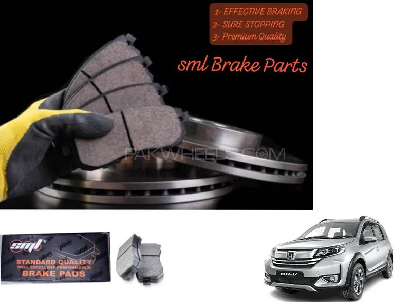 Honda BRV 2017-2023 Front Disc Brake Pad - SML Brake Parts - Advanced Braking Image-1