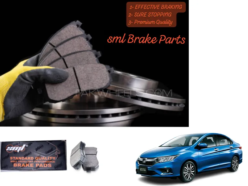 Honda Grace 2014-2020 Front Disc Brake Pad - SML Brake Parts - Advanced Braking