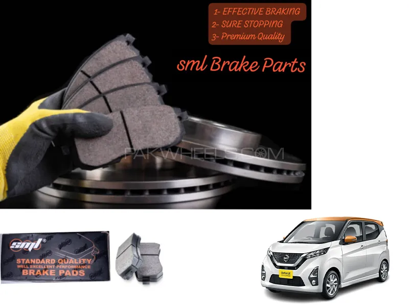 Nissan Dayz 2020-2023 Front Disc Brake Pad - SML Brake Parts - Advanced Braking Image-1