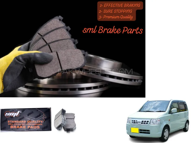 Nissan Otti 2006-2010 Front Disc Brake Pad - SML Brake Parts - Advanced Braking Image-1