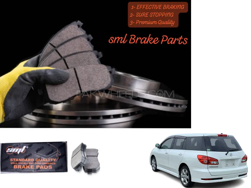 Nissan Wing Road 2006-2018 Front Disc Brake Pad - SML Brake Parts - Advanced Braking Image-1