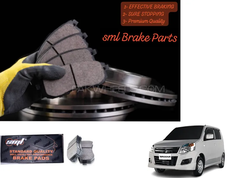 Suzuki Wagon R 2014-2023 Front Disc Brake Pad - SML Brake Parts - Advanced Braking Image-1