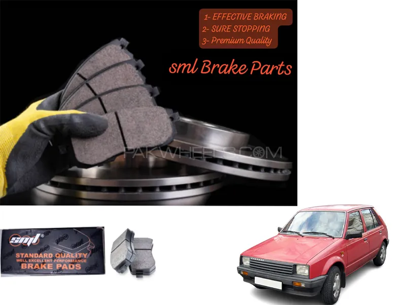 Daihatsu g11 1984-1988 Front Disc Brake Pad - SML Brake Parts - Advanced Braking Image-1