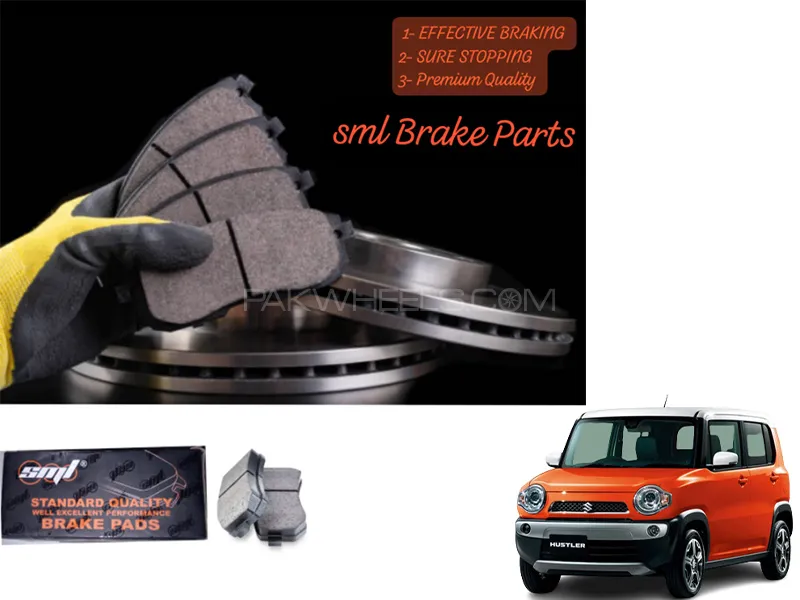 Suzuki Hustler 2014-2020 Front Disc Brake Pad - SML Brake Parts - Advanced Braking Image-1