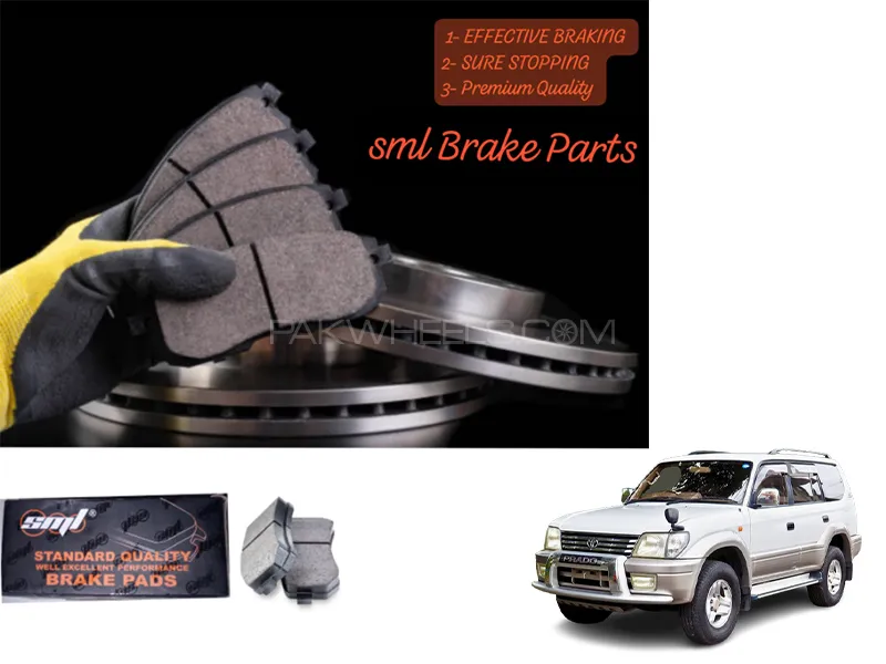Toyota Prado 1984-2001 Front Disc Brake Pad - SML Brake Parts - Advanced Braking