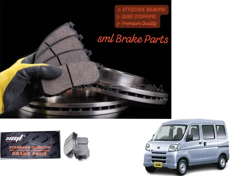 Toyota Pixis Van Front Disc Brake Pad - SML Brake Parts - Advanced Braking