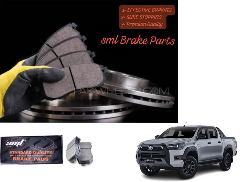 Toyota Rocco 2021-2023 Front Disc Brake Pad - SML Brake Parts - Advanced Braking Image-1