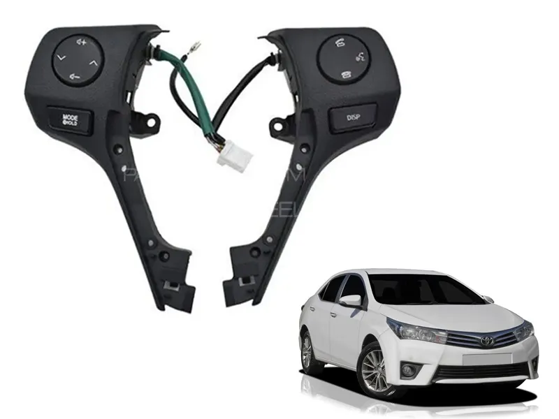 Toyota Corolla Gli, Xli 2015-2023 Multimedia Steering Audio Buttons Image-1