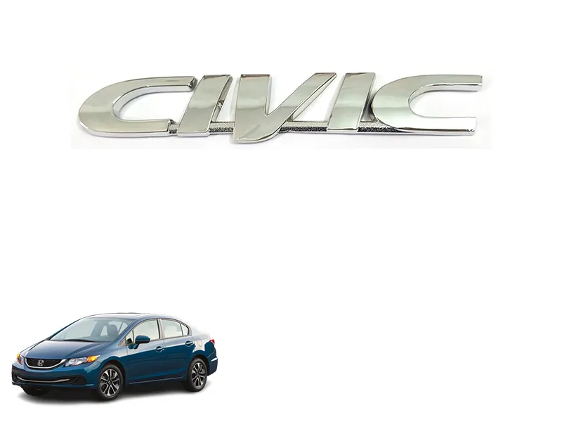Honda Civic 2012-2015 Trunk Monogram Image-1