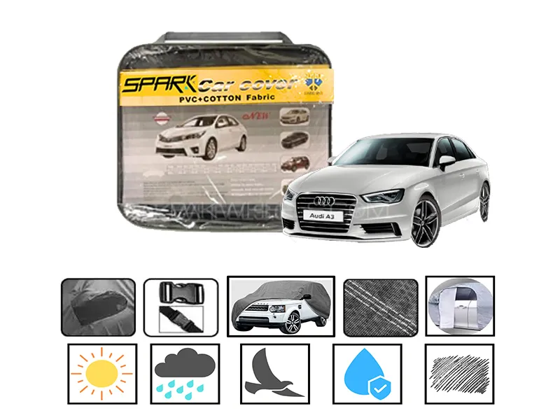 Audi A3 Spark PVC Cotton Fabric Car Top Cover
