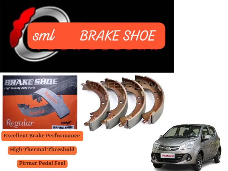 Prince Pearl 2020-2023 Rear Brake Shoe - SML Brake Parts - Advanced Braking  Image-1