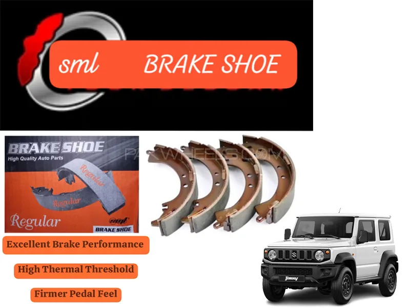 Suzuki Jimny 2019-2023 Rear Brake Shoe - SML Brake Parts - Advanced Braking  Image-1