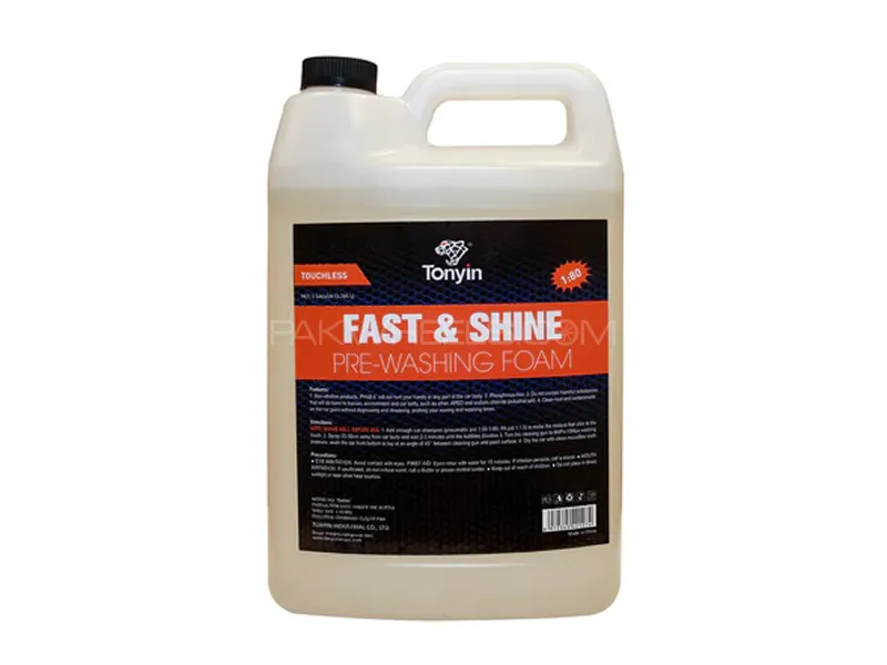 Tonyin Fast And Shine Pre Washing Foam Shampoo Touchless 3.785L Image-1