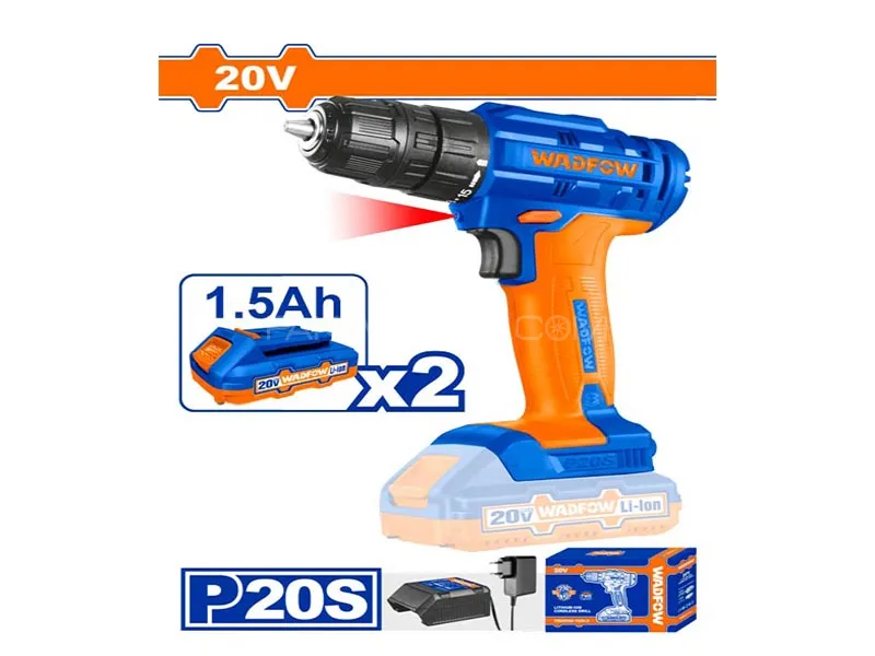 Wadfow Lithium-ion Cordless Drill Model WCDP512 Image-1