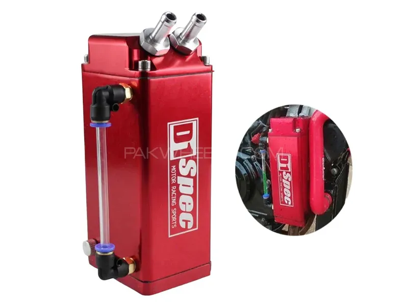 Universal D1 SPEC Engine Oil Tank Reservoir With 2 Bigger Fittings Oil Catcher Image-1