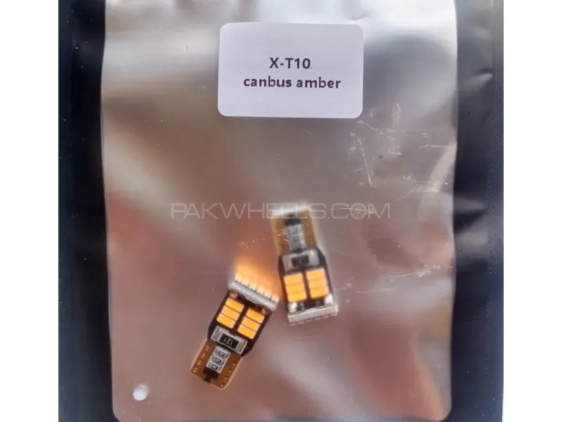 Buy T10 W5W X7 Canbus Series Parking Lights Amber Colour USA One Year  Warranty in