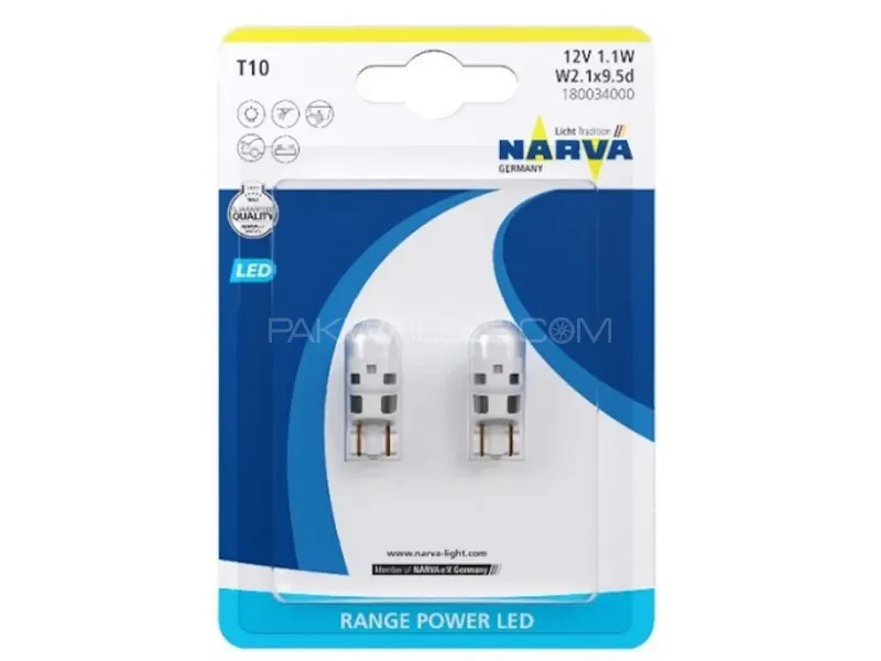 Narva Range Power T10 W5W LED Parking Light 6000K White Image-1