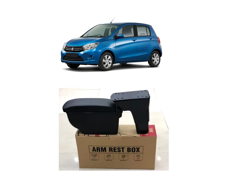 Suzuki Cultus 2016-2023 Black Arm Rest Console Storage Box
