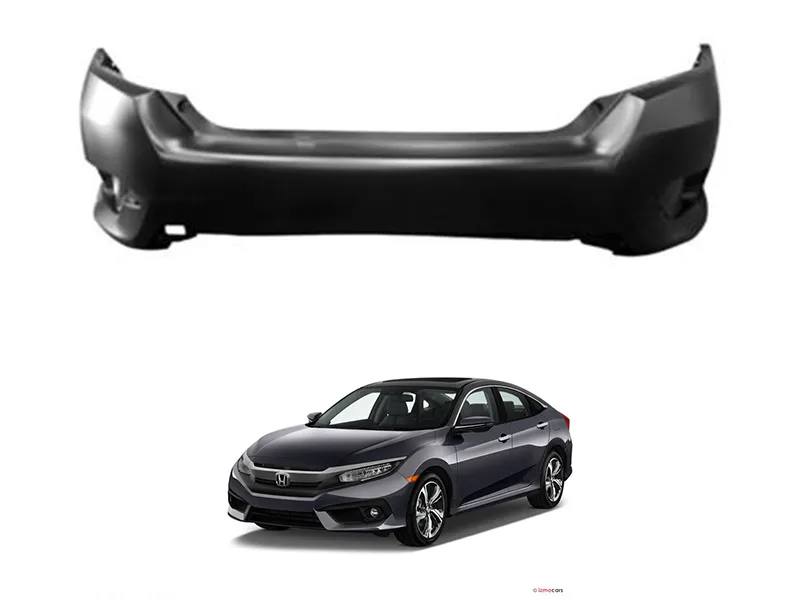 Honda Civic 2018-2021 AGP Rear Bumper | Black 