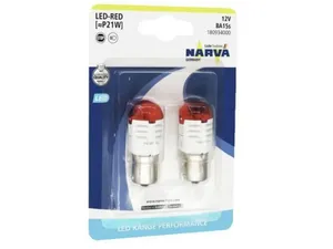 Narva LED Range Performance 12V Bay15d – 180964000 2x P21 / 5w Red – Sounds  Limited