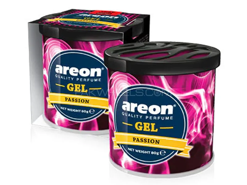 Areon Gel Can Anti Odor for Car Perfume Long Lasting Fragrance Passion Image-1