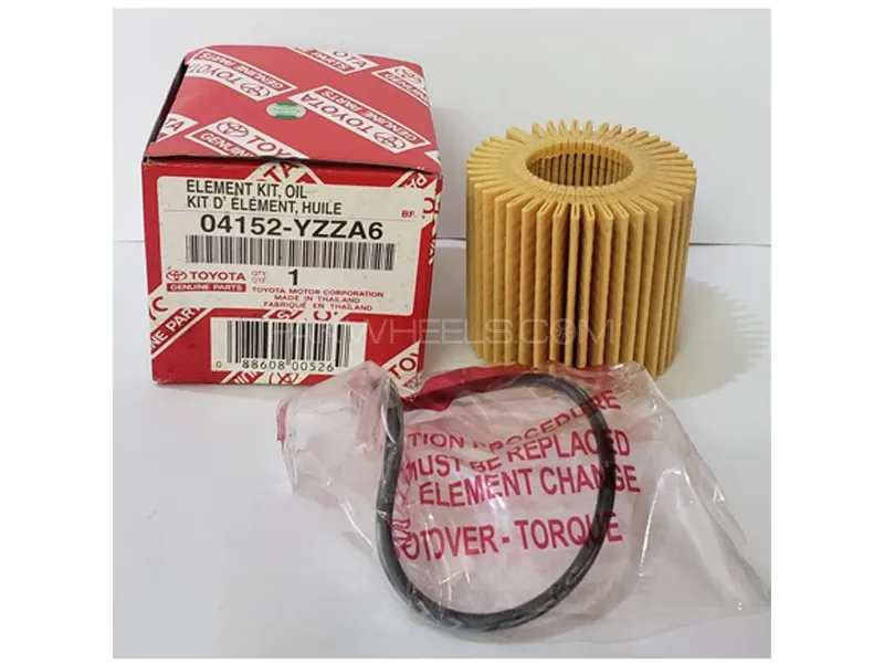 Toyota Genuine Oil Filter For Toyota Corolla GLI OEM Number 04152-YZZA6 Image-1
