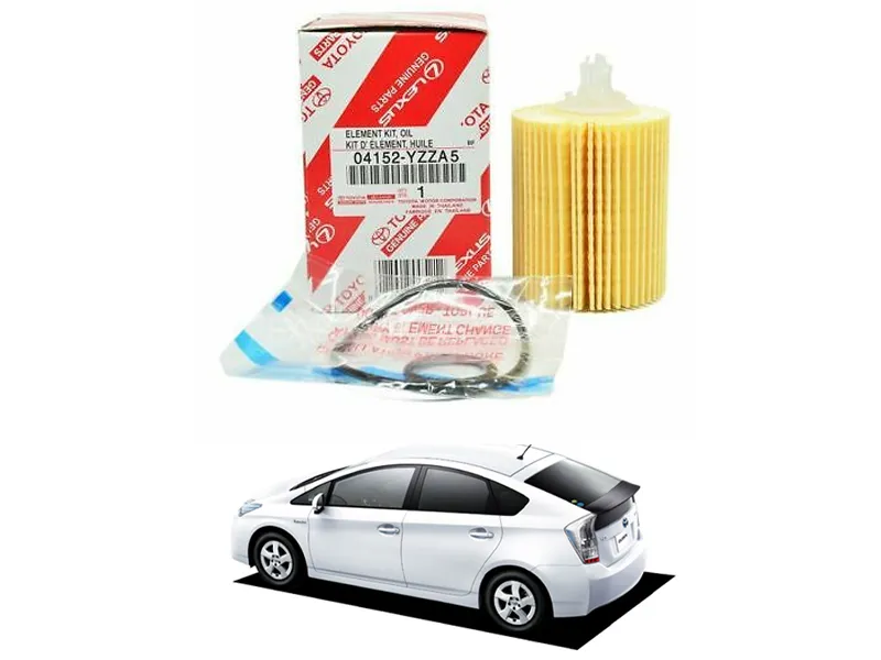 Toyota Genuine Oil Filter For Toyota Prius 2009 - 2015 1.8 OEM Number 04152-YZZA5 Image-1