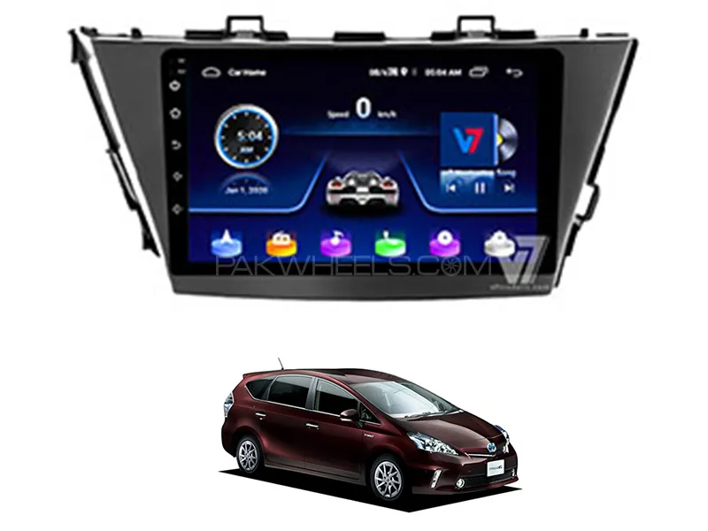 Toyota Prius Alpha Android Player With Genuine Frame Fitting | 9 inch | IPS Display Image-1