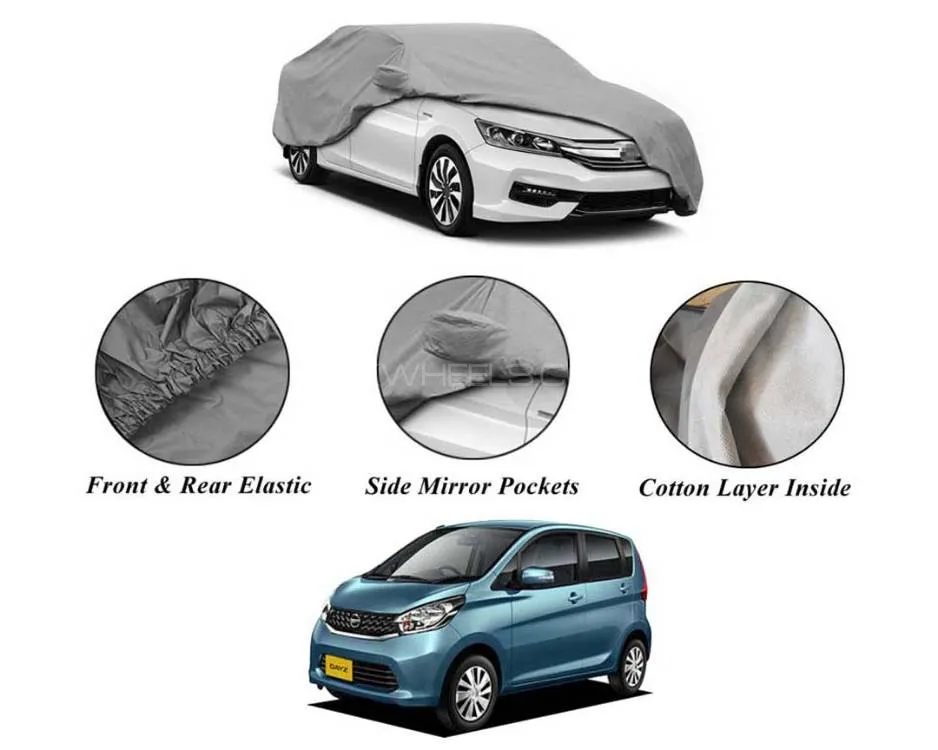 Nissan Dayz 2013-2020 Non Wooven Inner Cotton Layer Car Top Cover  Image-1