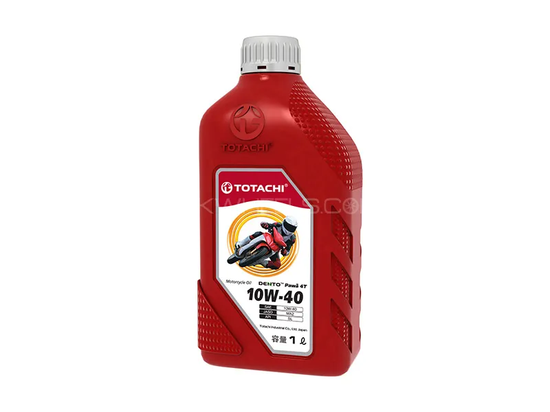 Totachi Dento Pawa 10W-40 High Performance Motor Cyle Oil | 1 Litre  Image-1
