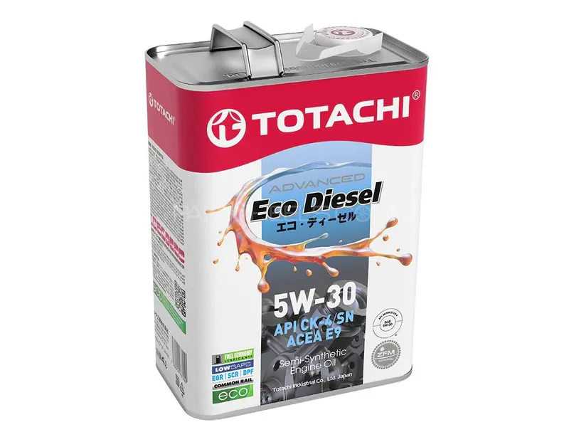 Totachi Eco Diesel 5W-30 Semi Synthetic | 4 Litre | Engine Oil  Image-1
