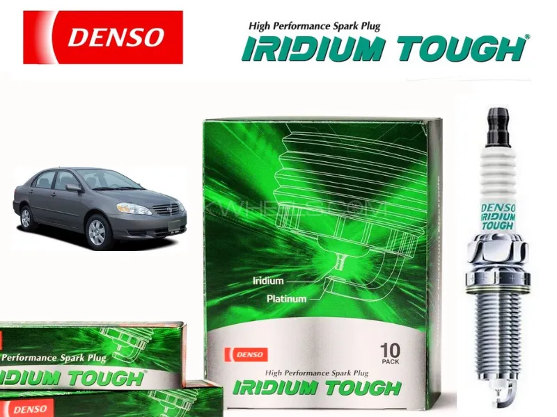 Toyota Corolla 2002-2008 Iridium Tough Spark Plug | 4 Pcs | Made In Japan  Image-1