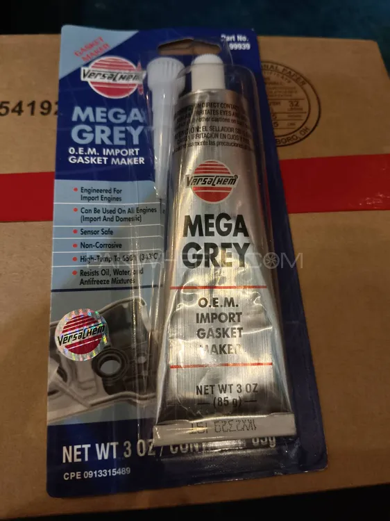 Mega Grey Silicone O.E.M. Import GASKET MAKER Image-1