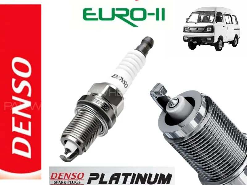 Suzuki Bolan Euro Denso Spark Plug Platinum Tip | 3 Pcs | For Fuel Economy Image-1