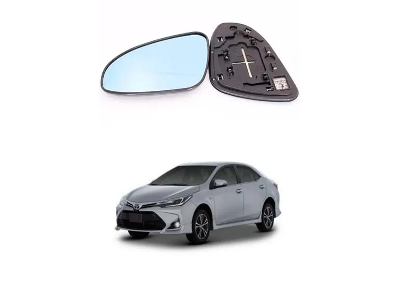 Toyota Corolla Altis Grande X Side Mirror Plate Blue Right Side Image-1