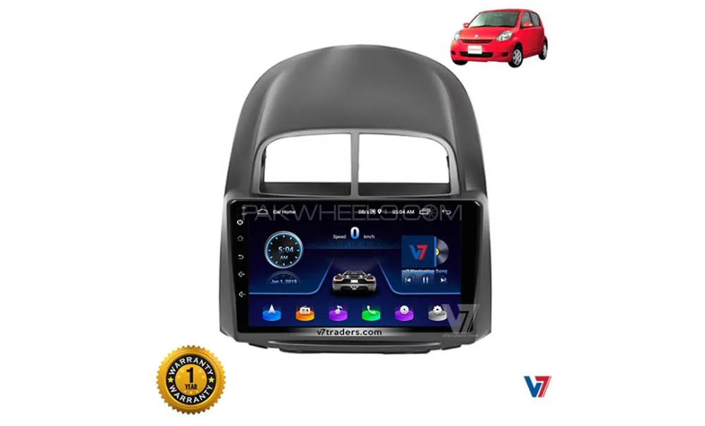 V7 Toyota Passo Android LCD Touch Panel Screen GPS navigation DVD Image-1