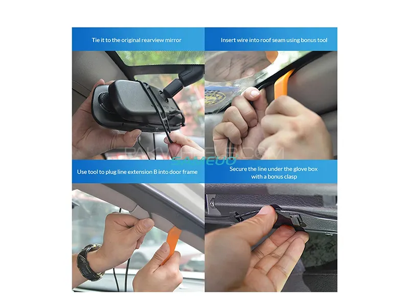 Universal 4.5 inch HD 1080P Car Digital Video Camcorder Front & Rear Camera Universal 4.5 inch HD 1080P Car Digital Video Camcorder Front & Rear Camera Image-5