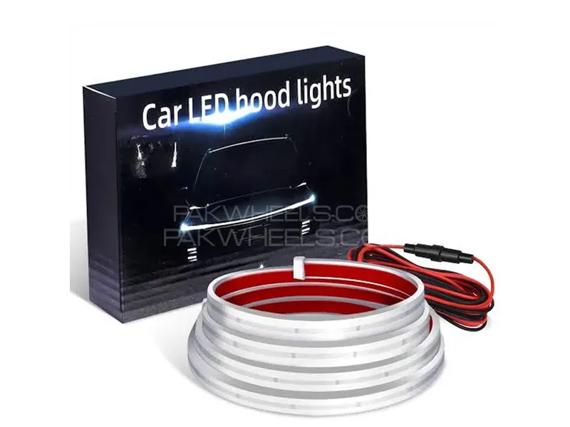 Car LED Hood Light in White Color Universal Image-1