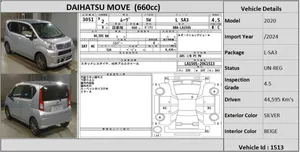 Daihatsu Move 2020 for Sale