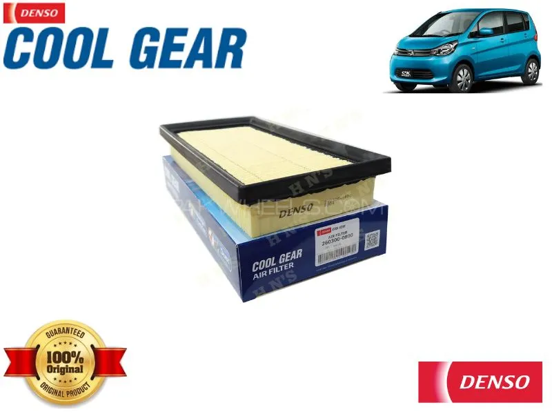 Mitsubishi Ek Wagon 2013-2019 Air filter Denso Genuine - Cool Gear Image-1