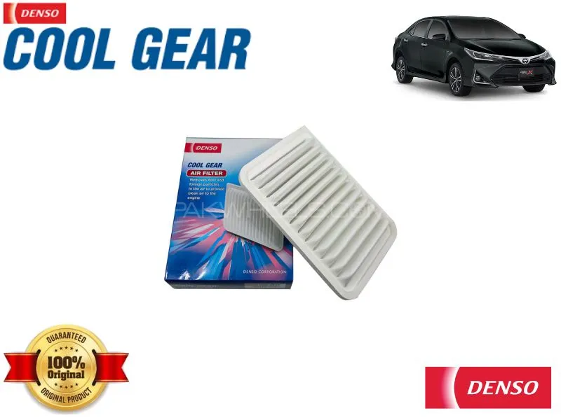Toyota Corolla Air filter Altis & Grande 2017-2024 Air filter Denso Genuine - Cool Gear Image-1